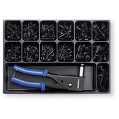 BS3200 Kunststoff-Blindnieten Sortiment im Koffer